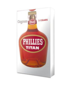 Charuto Phillies Titan Cognac Petaca c/05