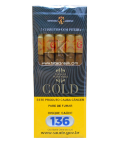 Cigarrilha Alonso Menendez Gold Piteira c/05