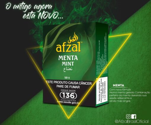 Essência p/ Narguilé Afzal – Menta