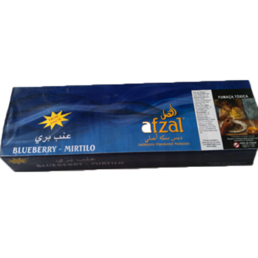 Essência p/ Narguilé Afzal – Mirtilo (Pacote c/ 10)