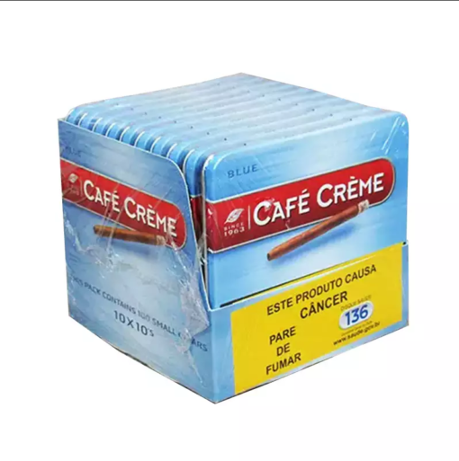 Cigarrilha Café Creme Blue Caixa c/ 10